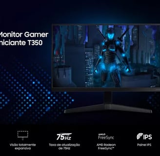 imagem do monitor gamer sansung T350