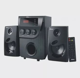 Mini System Xtrad XDG-13 preto com bluetooth 20W de potência - 127/220V