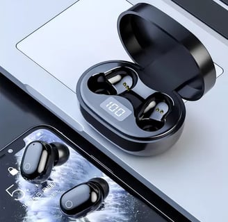  fones de ouvido Bluetooth 5.0 Par Sem Fio Duplo da Gusdong Tech