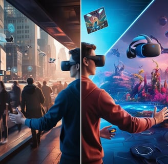 REALIDADE AUMENTADA VS REALIDADE VIRTUAL
