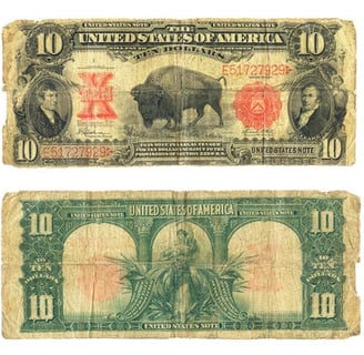 old antique currency