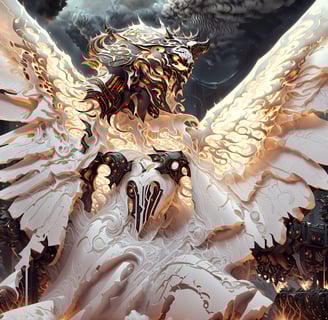 angelic metamorphosis by Walid Ghali@2023©