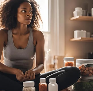 woman trying to decide on what medication to take for menopause depression