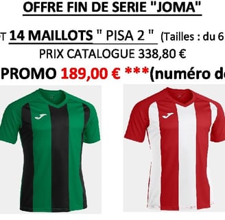 offre promo joma