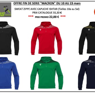 macron vêtement promo