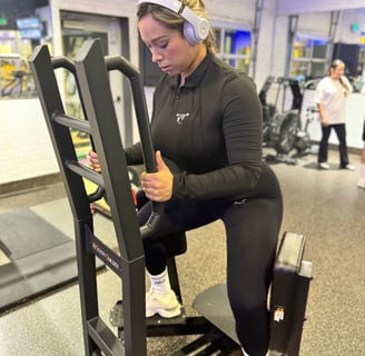 KF Women's Black BBL sports jacket and black active legging