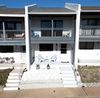 Townhouse front image sunny day