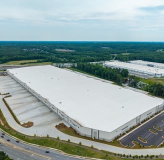 Warehouse from gravel springs