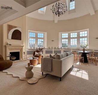 cosy living room with furniture