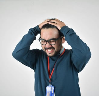 stressed manager before office cleaning service