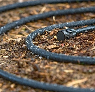Soaker hose drip irrigation