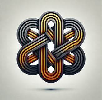 a stylized, abstract, geometric, geometric design