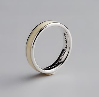 Anillo de leche materna Creados por Vidas en Brillo