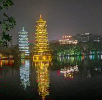 Sun-Moon Temple, Guilin, China