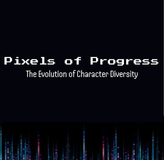 a computer screen with the words pixels of progress