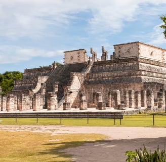 temple des 1000 colonnes à Chichen Itza 