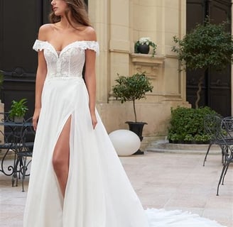 robe de mariée style "bohème"