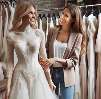 femme qui parle a une mariée