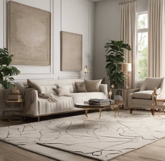 Bright living room with modern inventory