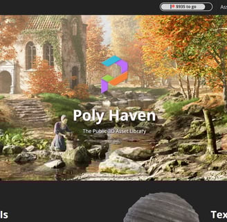 Site internet Poly Haven