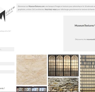 Site internet Museum Textures