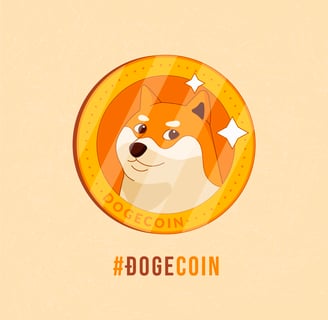 a dogecoin with a dogecoinn on it