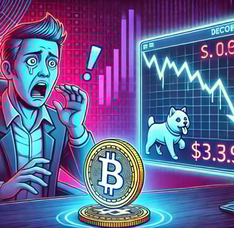 a man in a suit and tie is holding a bitcoin