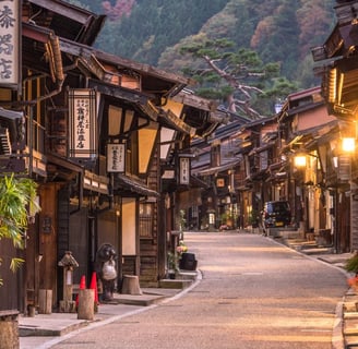 Japanese historical traditional village Naraijuku
