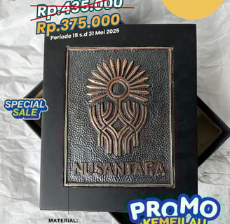 souvenir tembaga IKN