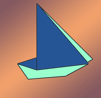 Origami Barca a Vela