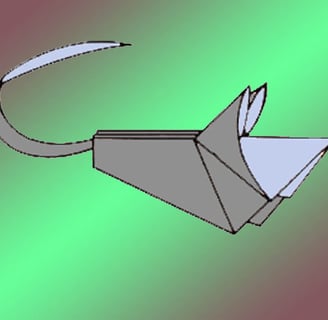 Origami di un Topolino