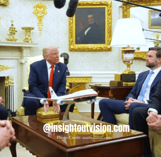 a group of people sitting around a table