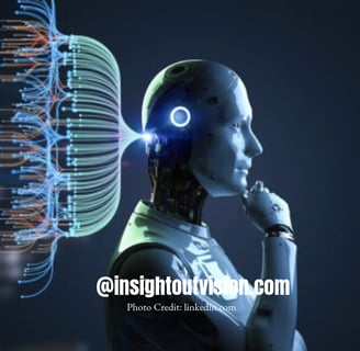 a robot with a headphones and a headphones