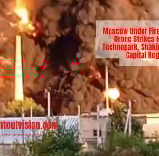 Moscow Under Fire: Ukraine’s Drone Strikes Hit Elma Technopark, Shaking Russia’s Capital Region