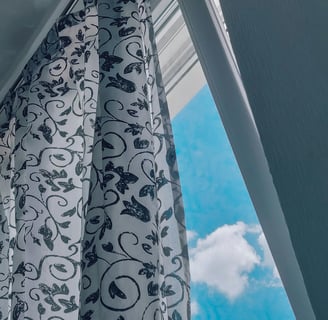 Printed curtains