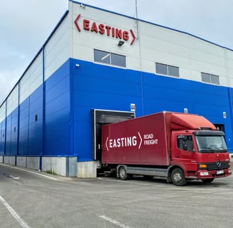 Easting krovinių terminalas. Easting Road freight transportas.