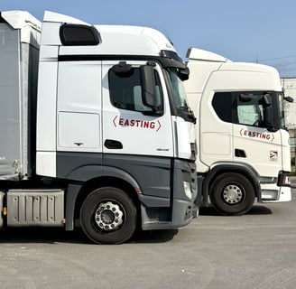 Easting transportas su logo