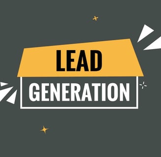 Lead Generation images with Mustard and grey color