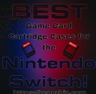 Nintendo Switch Game Cartridge case Ad
