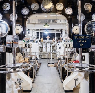 royal yacht britannia, control room