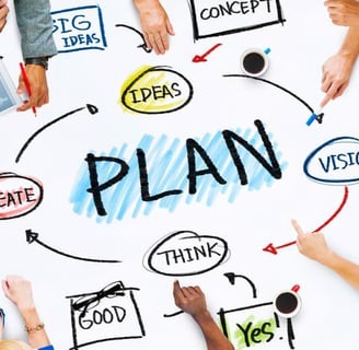 Planning stage of the writing for translation process