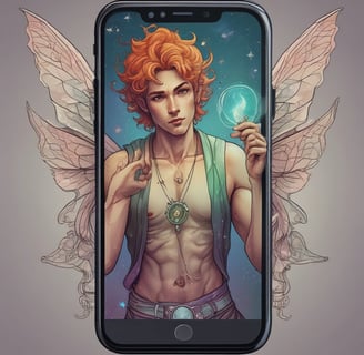 A smartphone held in a hand displays an image editing application featuring a design with two colorful hot air balloons and the phrase 'let's get creative' on a light blue background. The app interface shows various editing options at the bottom, such as styles, text, shapes, and more.