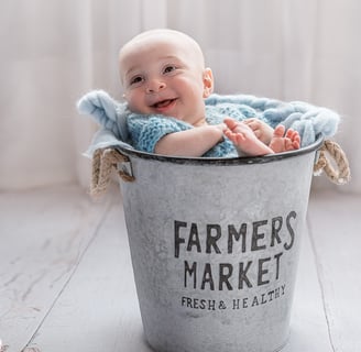 Sesión de fotos para bebes en Bariloche