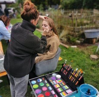 Kinderschminken Kindergeburtstag Pinselbunt Pinneberg