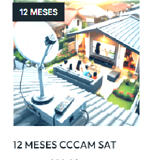 12 Meses CCCAM Satelite