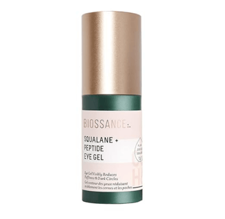 biossance squalane peptide eye gel, peptide eye cream