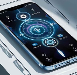 Managing connectivity options like Wi-Fi and Bluetooth on a smartphone.