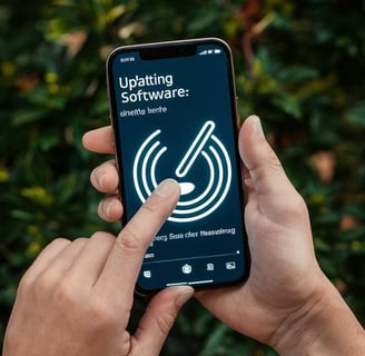 Updating smartphone software to improve battery life