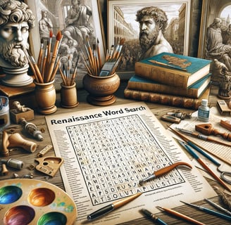 Renaissance Masters Word Search