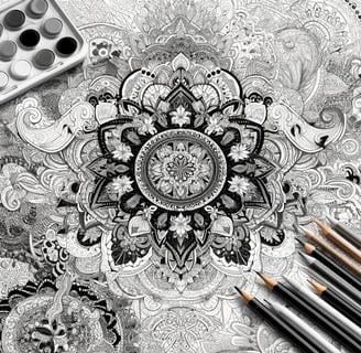 abstract artwork in photoshop